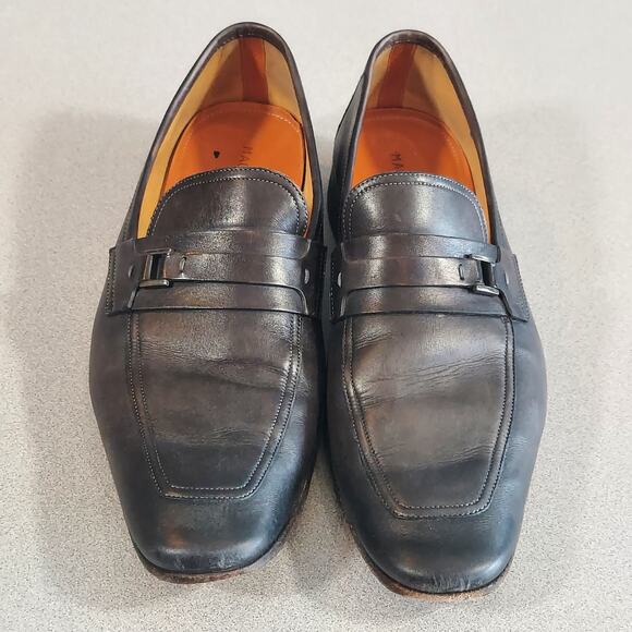 Magnanni Shoes Men\'s Size 8.5 M 17534 Dress Loafer Black Leather Slip On main image 6